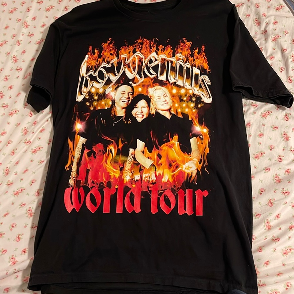 Boygenius world tour tshirt